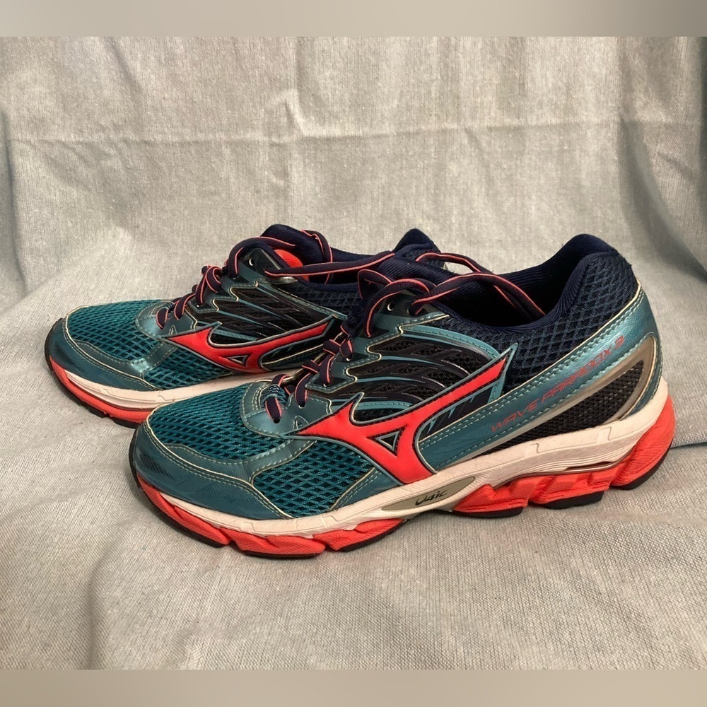 Mizuno Wave Paradox 3 Turquoise Sneakers Running Size 9 - Picture 9 of 9